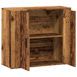 Acheter vidaXL Buffet vieux bois 80x33x70 cm bois d'ingénierie