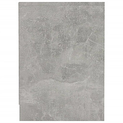 Avis vidaXL Meuble TV Gris béton 102x37,5x52,5 cm Bois d'ingénierie