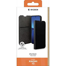 Folio Wallet Xiaomi 13 Noir - 65% Plastique recyclé Certifié GRS Bigben