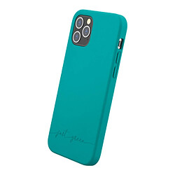 JUST GREEN Coque de Protection pour iPhone 12/12 Pro Natura Recyclable Bleu