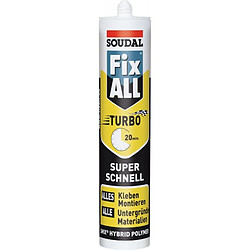 Soudal Fix ALL TURBO 290ml Prise rapide (Par 12)