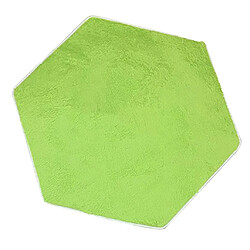 doux corail polaire enfants tente tapis tapis coussin coussin de chambre - vert hexagonal pas cher