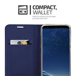 Cadorabo Coque Samsung Galaxy S8 PLUS Etui en Bleu pas cher