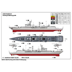 Trumpeter Maquette Bateau Pla Navy Type 051c Ddg-115 Shenyang