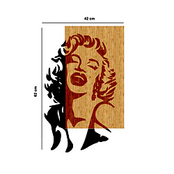 Avis EPIKASA Décoration Murale en Métal et Bois Marilyn