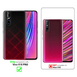 Cadorabo Coque Vivo V15 PRO Etui en Brun