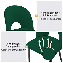 Acheter ComfortXL Chaise De Salle À Manger (lot De 6), Vert