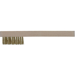 Brosse à bougie acier laitonné SCID L21mm