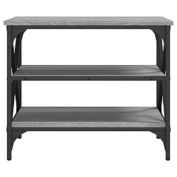 Maison Chic Meuble TV scandinave gris - Banc TV pour salon Sonoma 60x40x50 cm Bois d'ingénierie -MN93005 pas cher