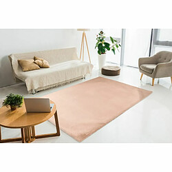 Acheter Paris Prix Tapis Uni Doux à Poils Longs Rabbit Beige 200 x 290 cm