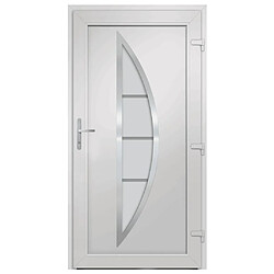 Acheter vidaXL Porte d'entrée anthracite 88x200 cm PVC