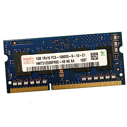 1Go RAM PC Portable SODIMM Hynix HMT312S6DDFR6C-H9 PC3-10600U DDR3 1333MHz CL9 - Occasion