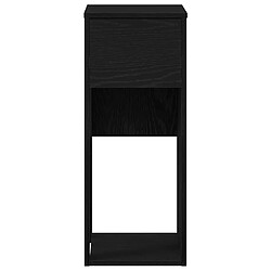 Acheter vidaXL Support de tour d'ordinateur avec tiroir noir 30x44x74 cm