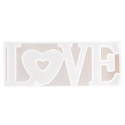 Acheter AMOUR Silicone Moule Résine Art Moules BRICOLAGE Moulage De Bijoux 21.5x8.3x2.3CM