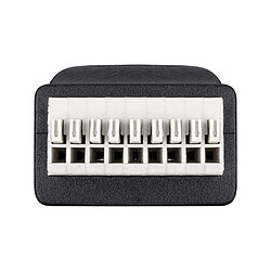 Goobay 76737 Bloc de Terminaux 8 Broches, Fiche RJ45 (8P8C)