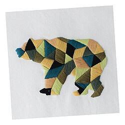 Avis Kit de départ de broderie fait main Animaux Cross Stitch for Adult Bear