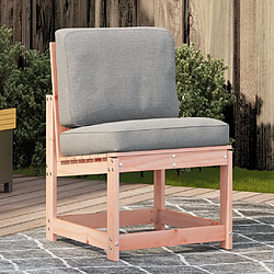 Maison Chic Chaise de jardin,Fauteuil Chaise de terrasse,Chaise d’extérieur 50,5x55x77 cm bois massif de douglas -GKD80147