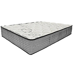 Visiodirect Matelas 140x190 cm ZARINA en mousse mémoire de forme, indépendance du couchage, face été/hiver, épaisseur 26cm