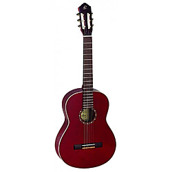 Ortega R121 - Guitare classique 4/4 - Bordeaux brillant (+housse)