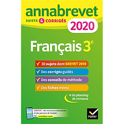 Français 3e : 2020