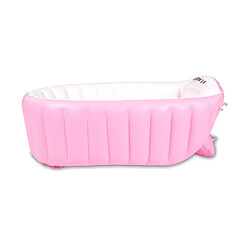 Baignoire gonflable pour bébé nouveau-né, piscine anti-glissante pliable - Rose pas cher