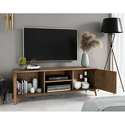 Bestmobilier Portmore - meuble TV - bois - 150 cm