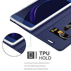 Acheter Cadorabo Coque Honor 8 / 8 PREMIUM Etui en Bleu