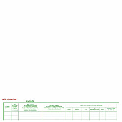 Exacompta 4441E Registre 24/32 Objet Mobilier Spécial Garagistes 100 Pages