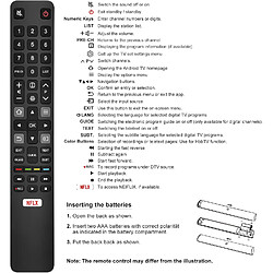 SANAG Telecommande-Pour-Tcl-Smart-Tv, Universelle Telecommande Pour Tcl Smart Tv Google/Android pas cher