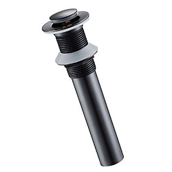 Acheter Drain de lavabo en laiton noir pour vasques en céramique Petite couverture avec débordement