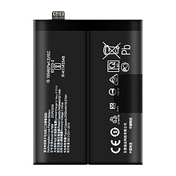 Avizar Clappio Batterie interne pour Oppo Find X5 Pro 5000mAh BLP889 Noir