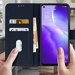 Avis Avizar Étui Oppo Find X3 Lite Protection Porte-carte Fonction Support bleu