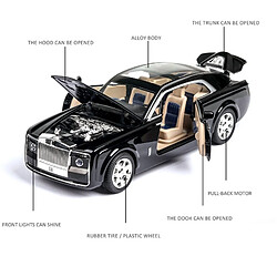 Avis Universal 1: 24 rouleaux de modèles métalliques Royce Voiture moulée sous pression en alliage (noir)