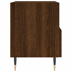 Acheter vidaXL Table de chevet chêne marron 40x35x47,5 cm bois d’ingénierie