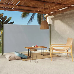 vidaXL Auvent latéral rétractable de patio 170x300 cm Gris