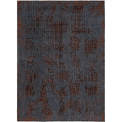 Vidal Tapis de laine 192x137 Bleu Vintage Royal