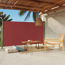 vidaXL Auvent latéral rétractable de patio 170x300 cm Rouge