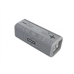 Universal Sang---woofer à haute puissance extérieure de haut-parleur de Bluetooth sans fil étanche de haut-parleur de l'antenne externe TWS interphone avec FM TF | haut-parleurs portables (gris)