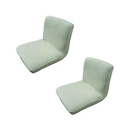 Avis 2xlight green spandex stretch bas dossier court chaise couverture tabouret de bar