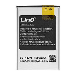 LinQ Batterie interne pour LG Optimus Black P970 Capacité 1500mAh Blanc