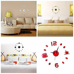 Miroir papillon # 21 j2193 horloge 3d pas cher