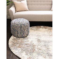 Hadorn Tapis shaggy 155x155 Marron Lachen Haze