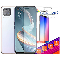 Verre trempé pour Oppo Reno 4Z 5G + Verre Trempé Camera Arrière Protecteur - 9H Film Protection en Verre Trempé - Visiodirect -