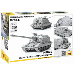 Zvezda Maquette Char Russian 152 Mm Self-propelled Howitzer Msta-s