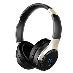 Yonis Casque Audio Bluetooth Sans Fil Avec Micro Casque Audio Sans Fil Bluetooth Avec Subwoofer Et Microphone Intégré Or Or YONIS