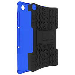 Avizar Coque Lenovo Tab M10 Gen 2 Protection Bi-matière avec Béquille Support Bleu