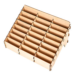 Bricolage En Bois Support De Peinture Organisateur De Stockage D'encre 24-grille pas cher