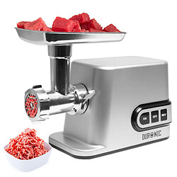 Duronic MG301 Hachoir à viande en inox 3000W - Accessoires pour viande hachée, saucisses, kibbés. Idéal pour créer des mets à base de viande ou de légumes (burgers végétaliens)