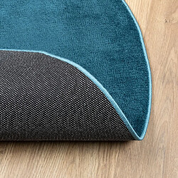 Acheter vidaXL Tapis OVIEDO à poils courts turquoise Ø 120 cm