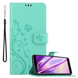 Cadorabo Coque Samsung Galaxy J4 PLUS Etui en Turquoise